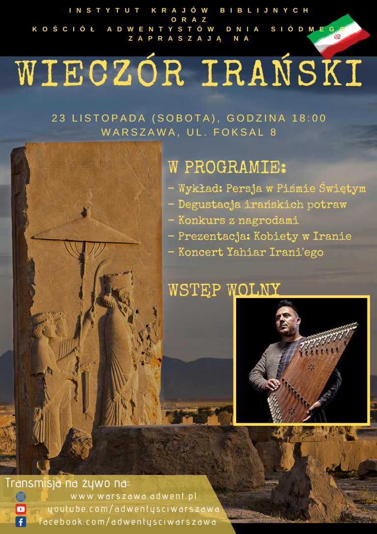 Zaproszenie na wieczór irański
