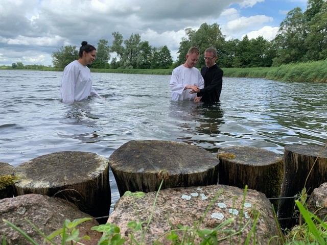 Uroczystości chrztu świętego w zborze w Lidzbarku Warmińskim