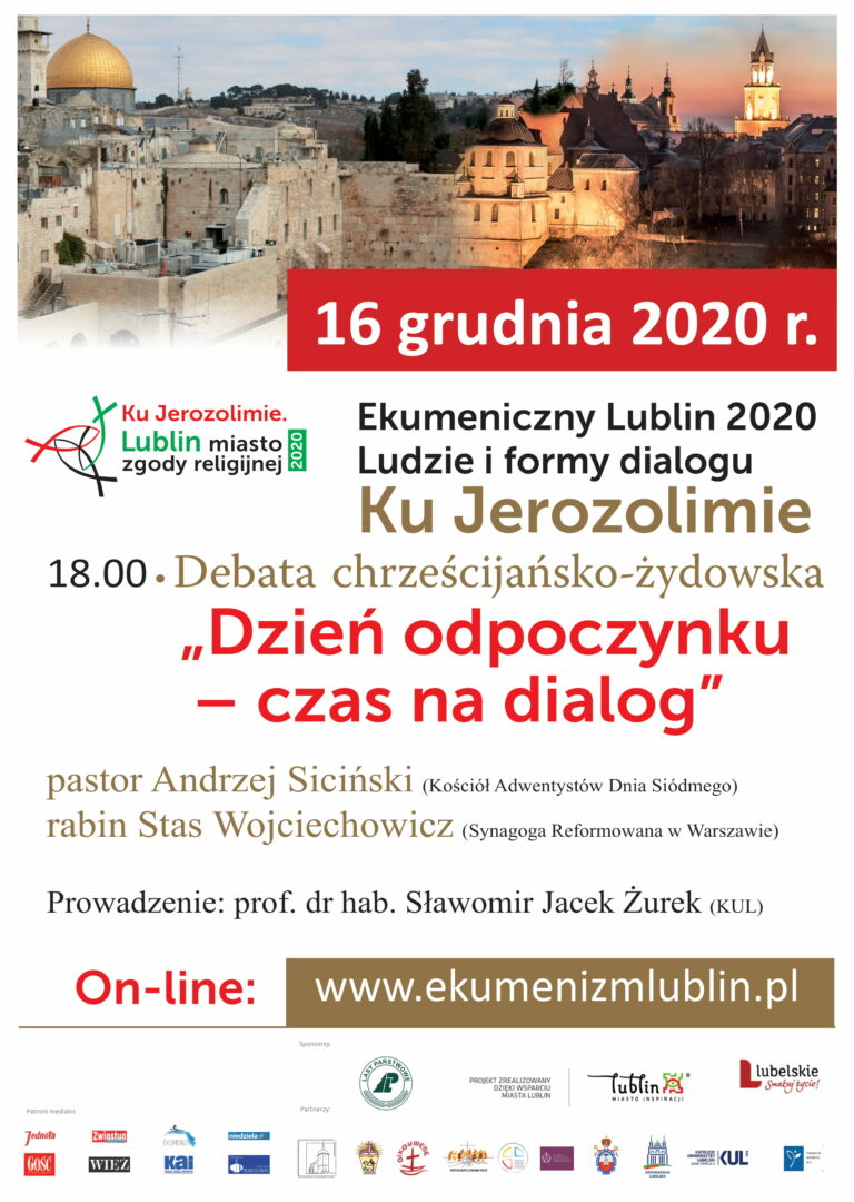 Zaproszenie na debatę „Dzień odpoczynku- czas na dialog”